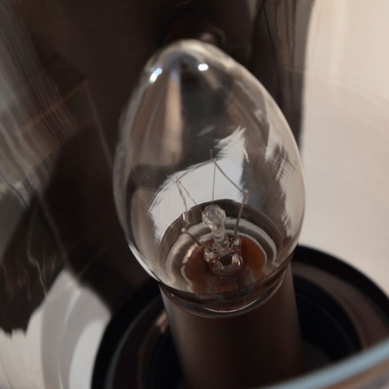 1 Light Cone Wall Mounted Light Fixture Industrial Style Glass Wall Lighting Ideas Lights