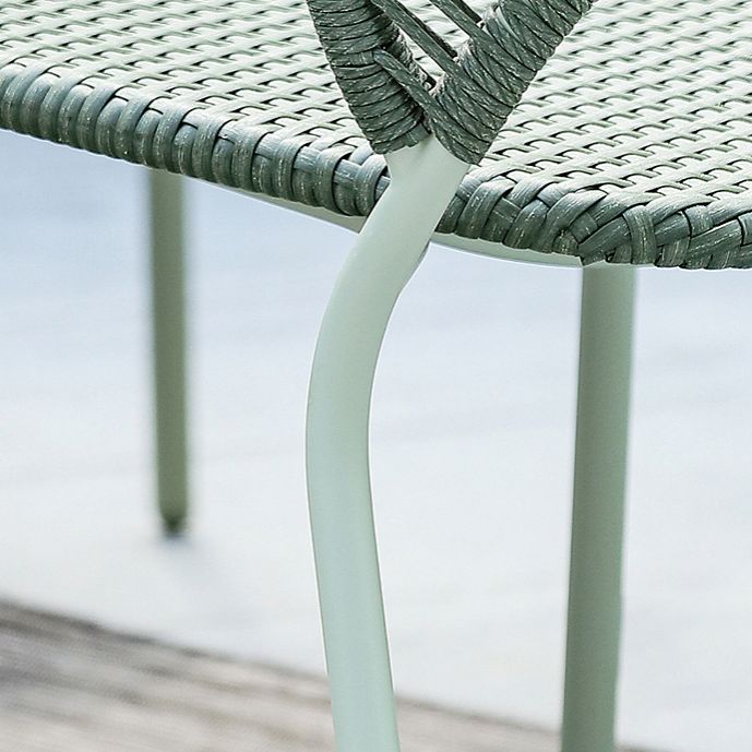 Modern 1/2/3/5/7 Pieces Metal Dining Set Glass Dining Table Set for Outdoor