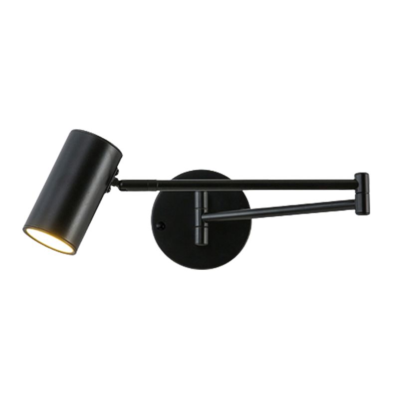 Cylinder Wall Light Sconces Modern Metal 1 Light Wall Mounted Lamp for Bedroom