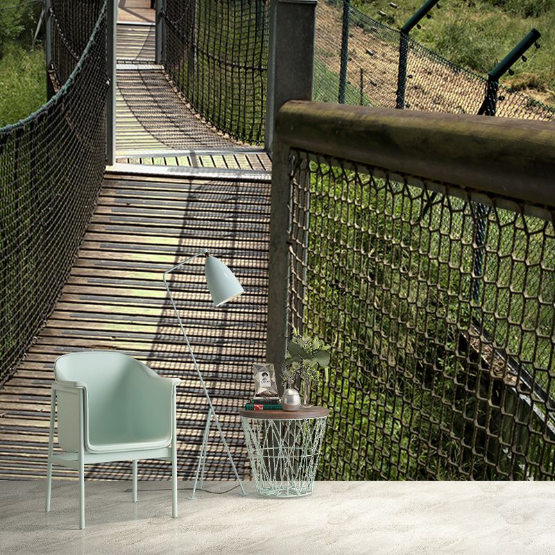 Wood Scene Environment Friendly Decorative Mural Space Extension Wall Mural Wallpaper