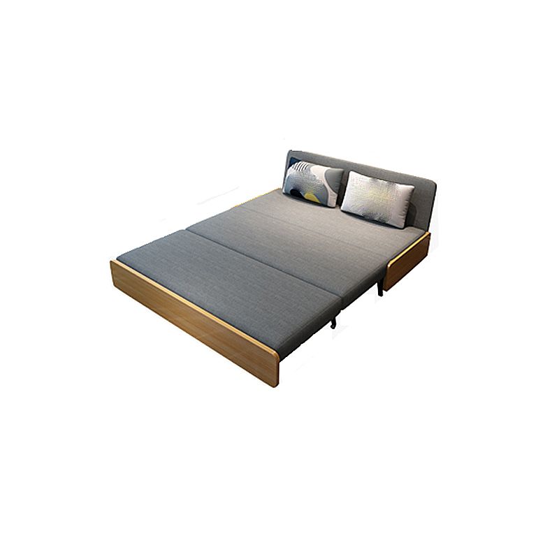High Wear Resistance Armless Sofa Bed 32.68"H Fabric Tight Back Sofa Bed