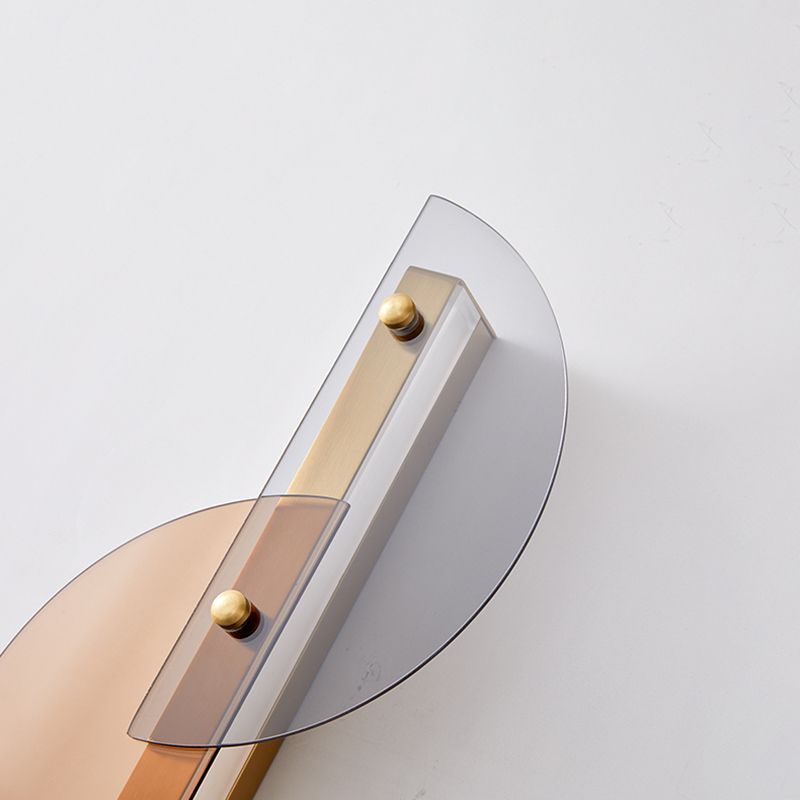 Cronique en métal simple contemporain LED 2 LUIGNEUR LEIL MUR LEI