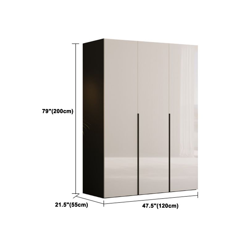 Engineered Wood Wardrobe Closet Contemporary Hinged Wardrobe Armoire