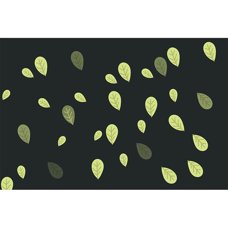 Tropical plant Illustration Mural Decorative Eco-friendly for Home