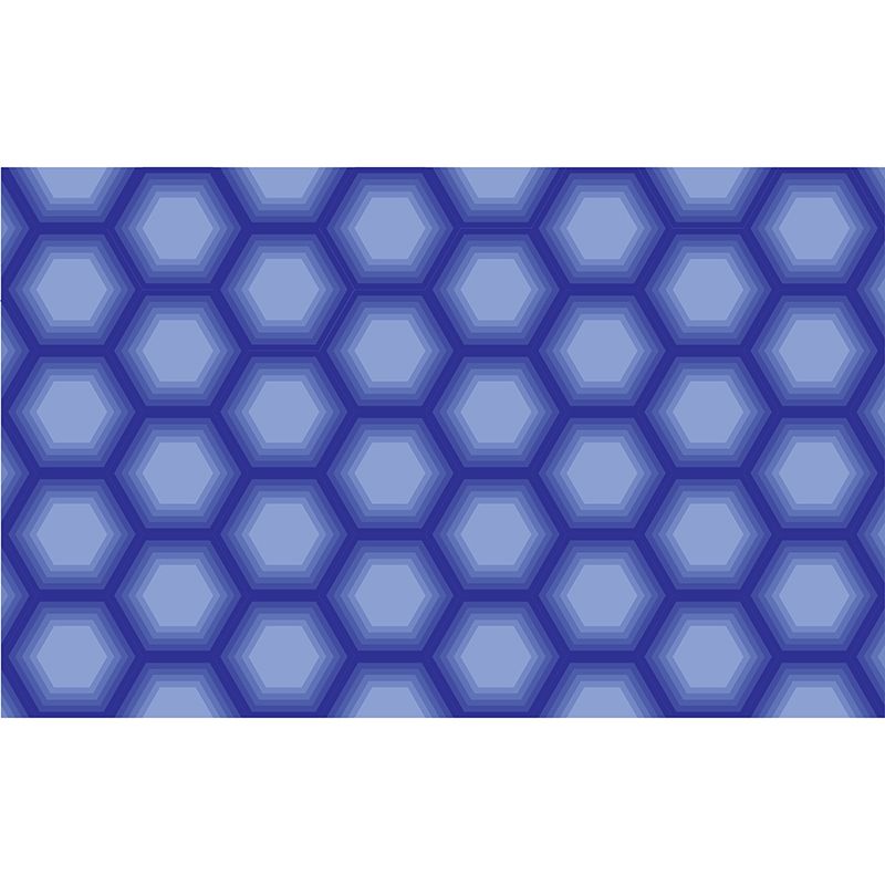 Geometry Mural Wallpaper Moisture Resistant Modernist Wall Decor for Home