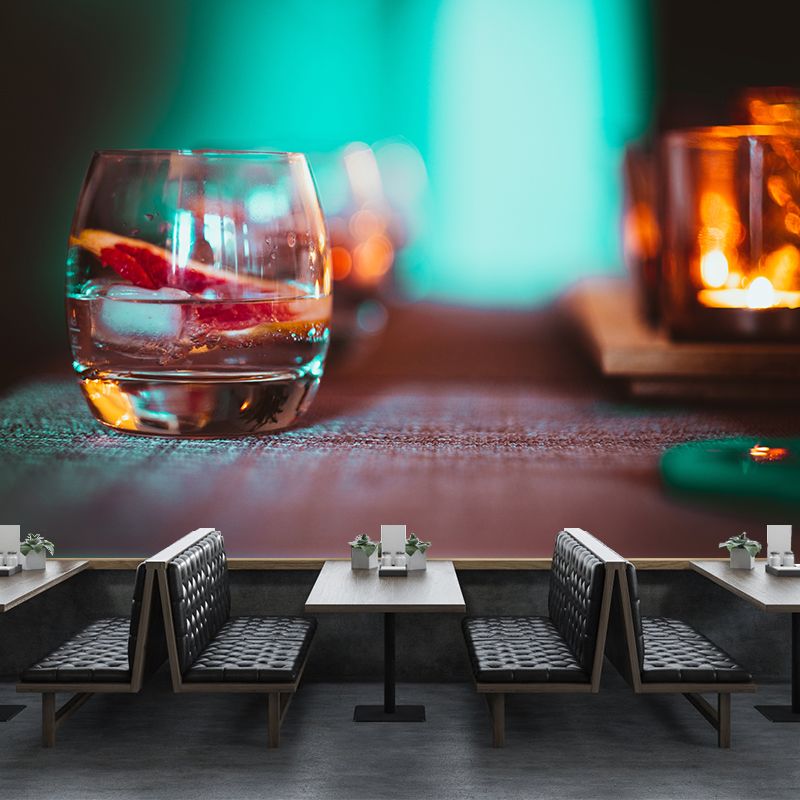 Full Size Wall Mural Moisture Resistant Wall Art for Wine Shop, Made to Measure