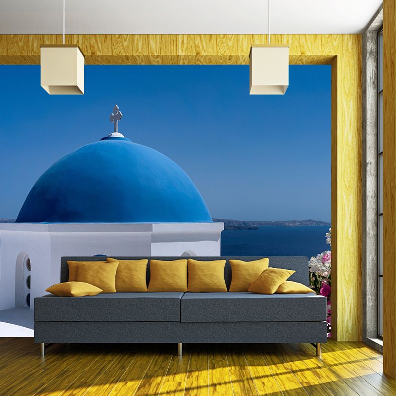 City Construction Mural Wallpaper Eco-friendly Contemporary for Decoration