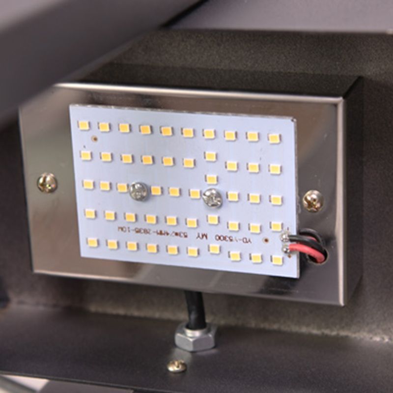 Minimalism Black Wall Light Sconces Metal Outdoor 1-Light Wall Mount Lamp