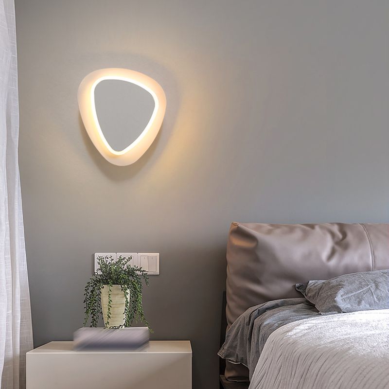 Modern Style Geometry Shape Wall Sconce Metal Light Sconces for Bedroom