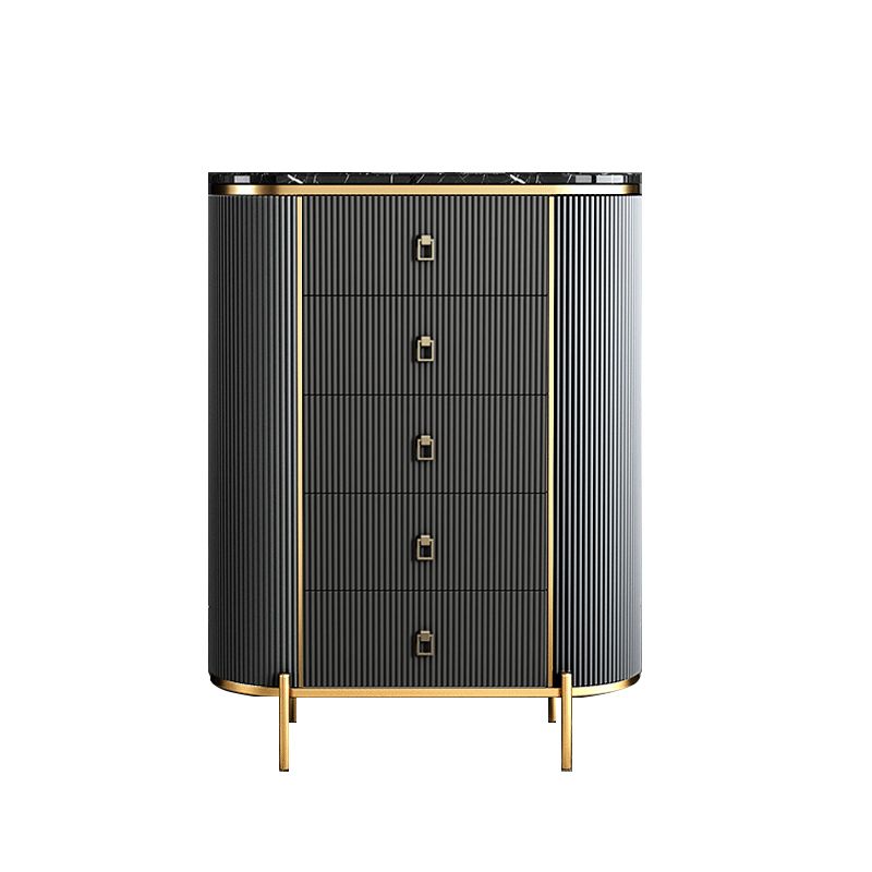 Classic Glam Storage Chest Stone Storage Chest Dresser with 3/4/5 Drawers