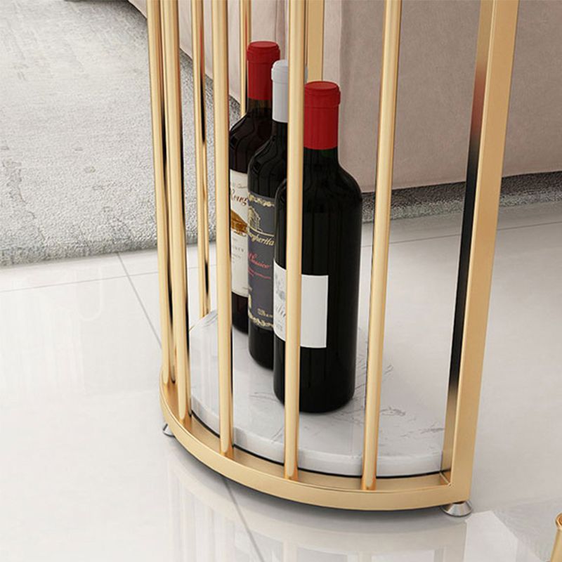 Glam Pub Table Specialty Stone Bar Height Bar Table for Indoor