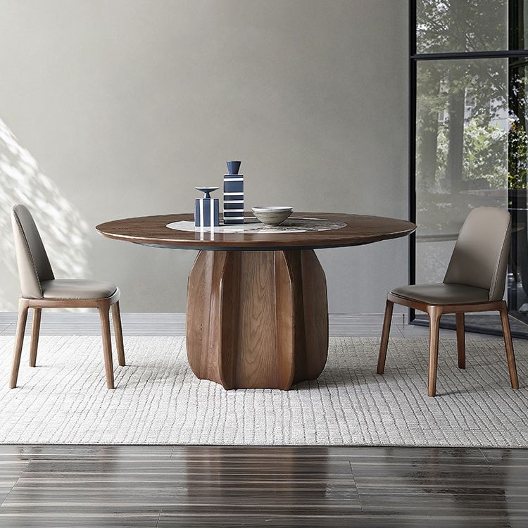 Round Dining Table Contemporary Style Dinner Table for Home Kitchen