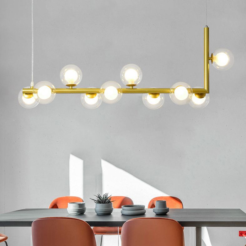 Bolas Dinning Room Over Island Lighting Glass Nordic Style Island Lighting Fixture