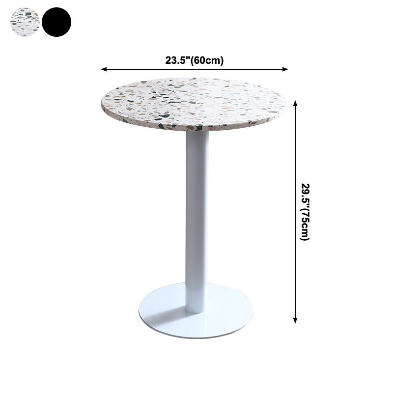 Mesa de comedor de estilo industrial, muebles de hogar de piedra para comedor