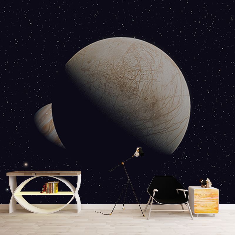 Mildew Resistant Environment Friendly Universe Wallpaper Indoor Wall Mural