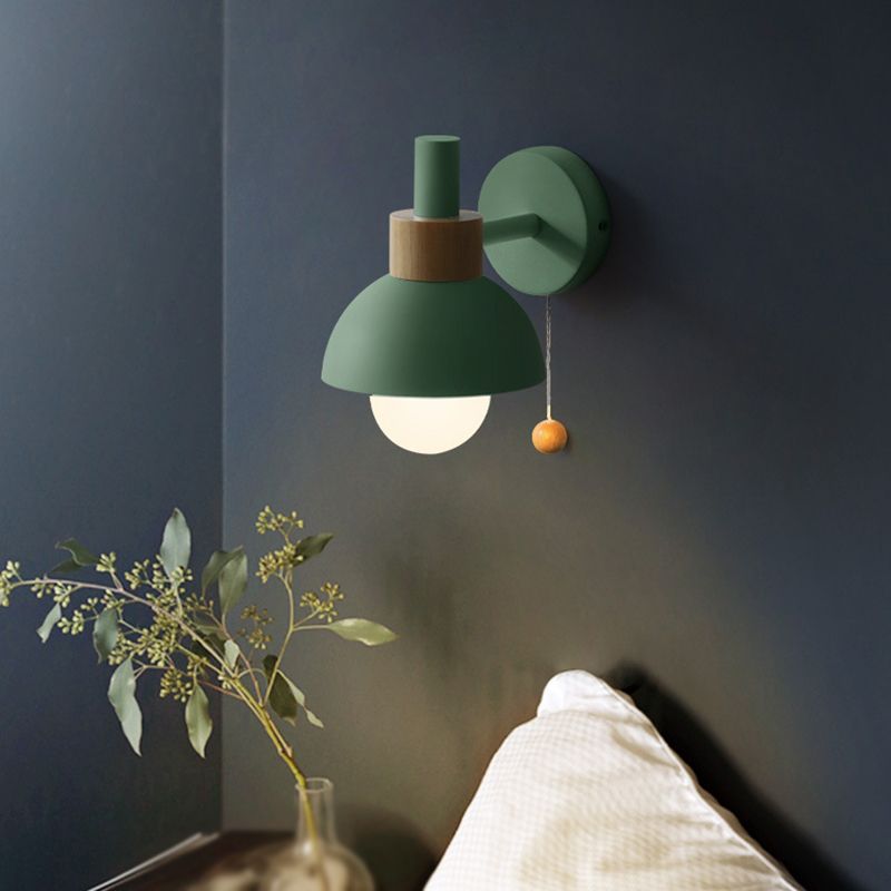 Contemporary Single Polished Finish Bathroom Vanity Light Shaded Bath Bar