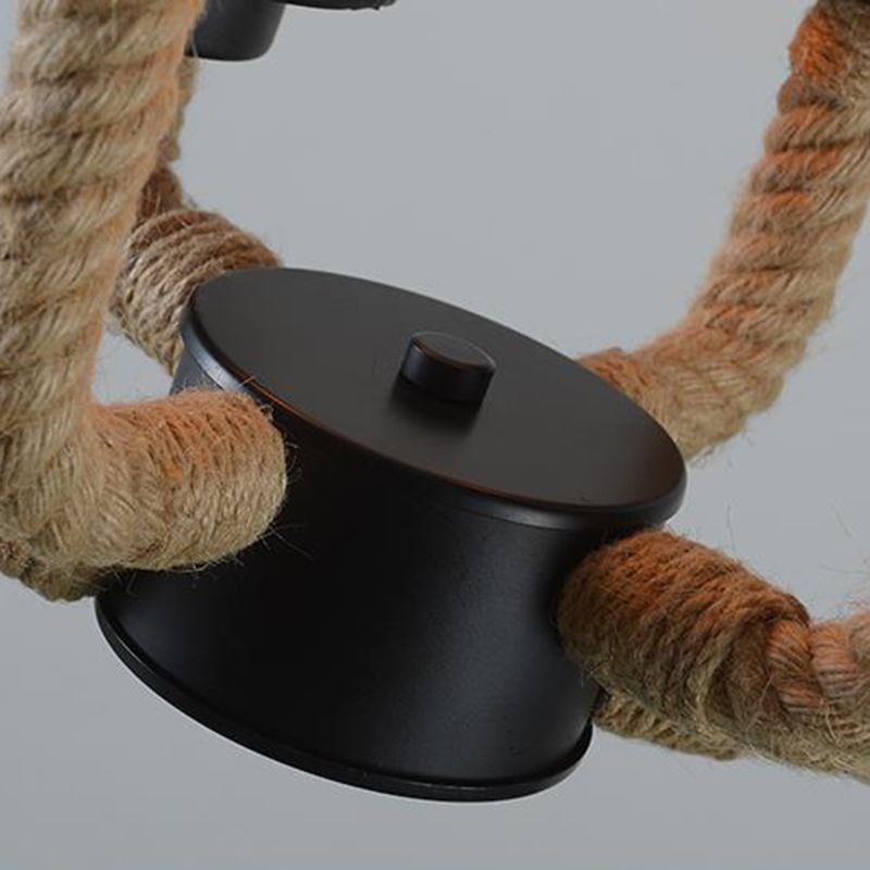 BEIGE 4 LUMIÈRES PENDANT LE CHANDEIR COMMÉDIATE CYLINDE CYLIND