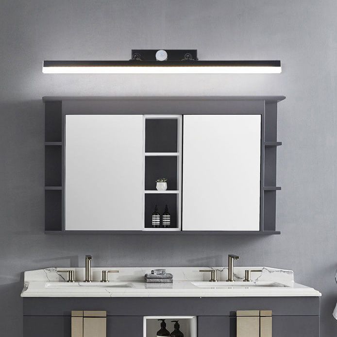 Accesorio de iluminación de pared luz de pared de metal led simple para el baño