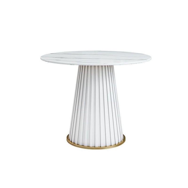 Traditional Luxury Dining Table Round Pedestal Table for Home