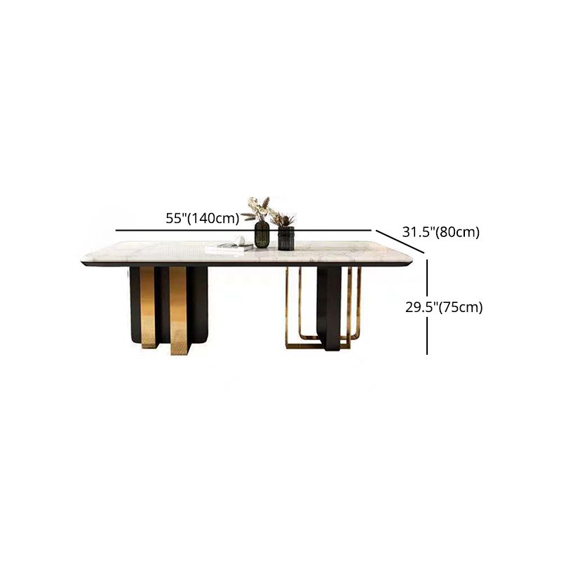 Modern 1/2/5/6/7 Pieces Dining Set Sintered Stone Dining Table Set for Home