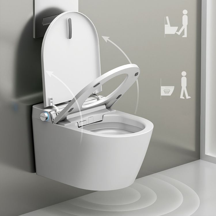 Modern Wall Mount Toilet One-Piece Toilet Single Flush Urine Toilet