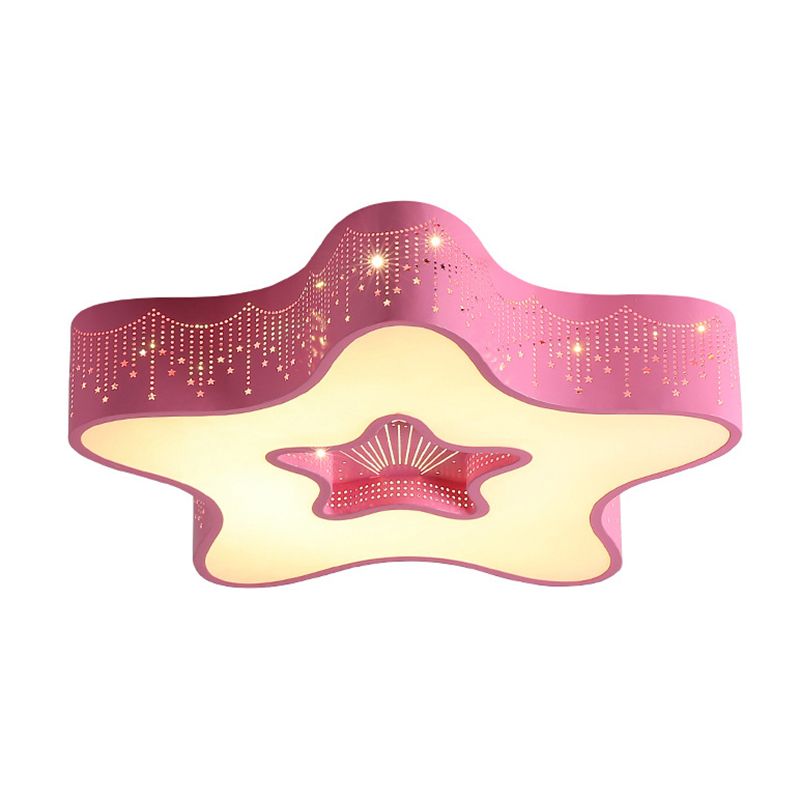 Star Flush-verlichtingsarmaturen Kinderacryl-plafondlamp voor kinderslaapkamer