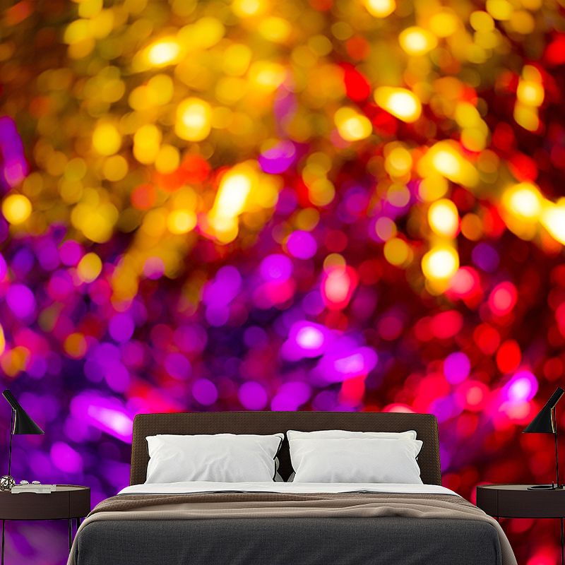 Blurry Pattern Mural Wall Covering for Living Room Eco-friendly for Decoration