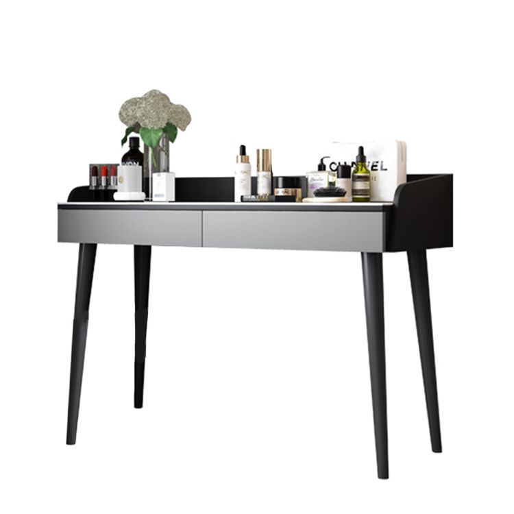 Contemporary Engineered Wood Vanity 37.8" H Vanity Set with Stool