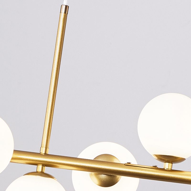 Luz de colgante de cabezal múltiple de estilo de isla de estilo simple moderno para sala de estar para sala de estar