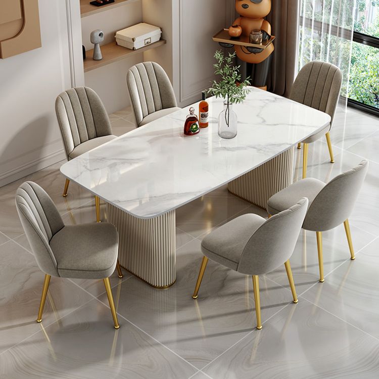 Luxury 1/2/5/6/7 Pieces Dining Set Sintered Stone Dining Furniture Set /Separate Items
