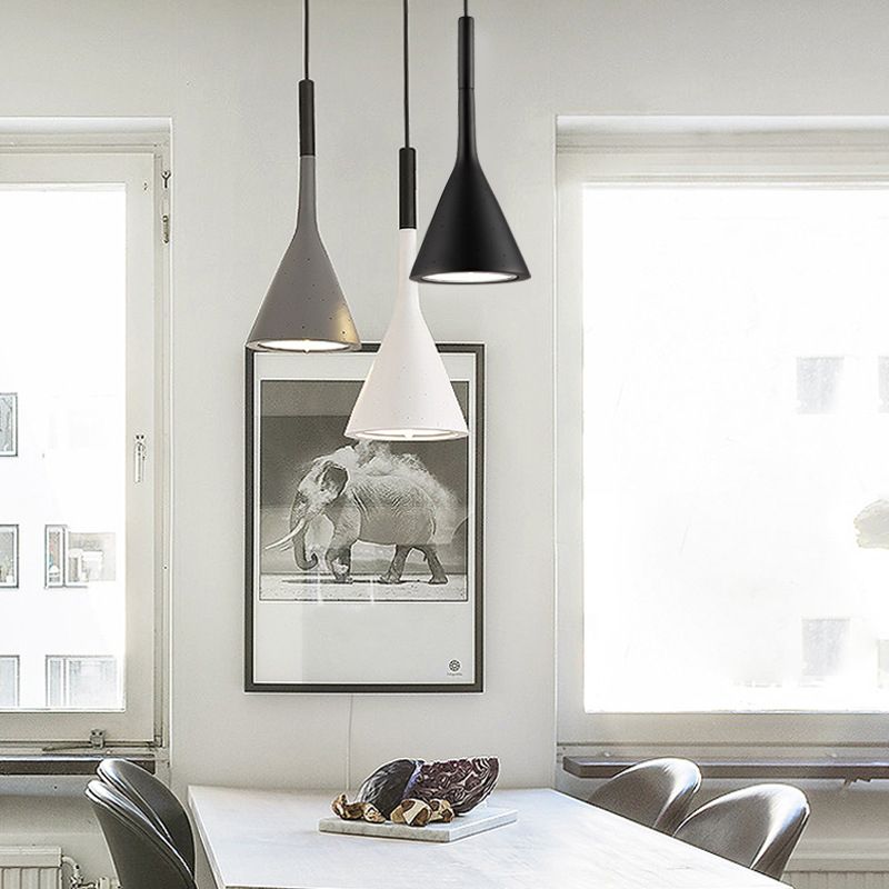 Hars taps toelopend hangende licht Noordse moderne stijl 1 lichte eettafel plafond hanglamp