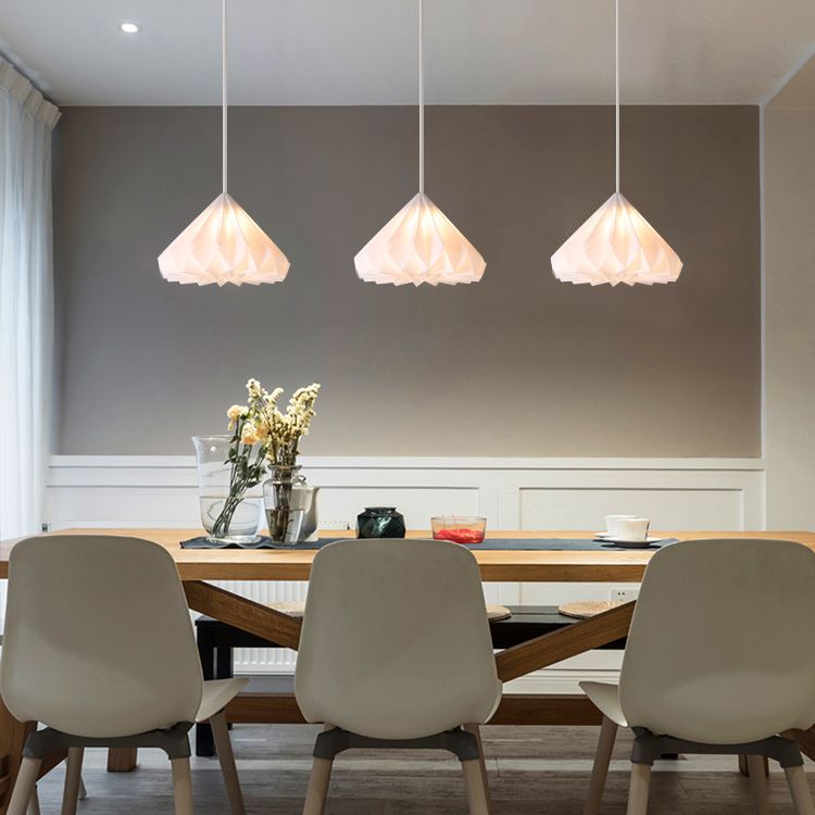 Metalen kegel tint hangende lichten moderne stijl 1 kop hangende montage armatuur voor slaapkamer