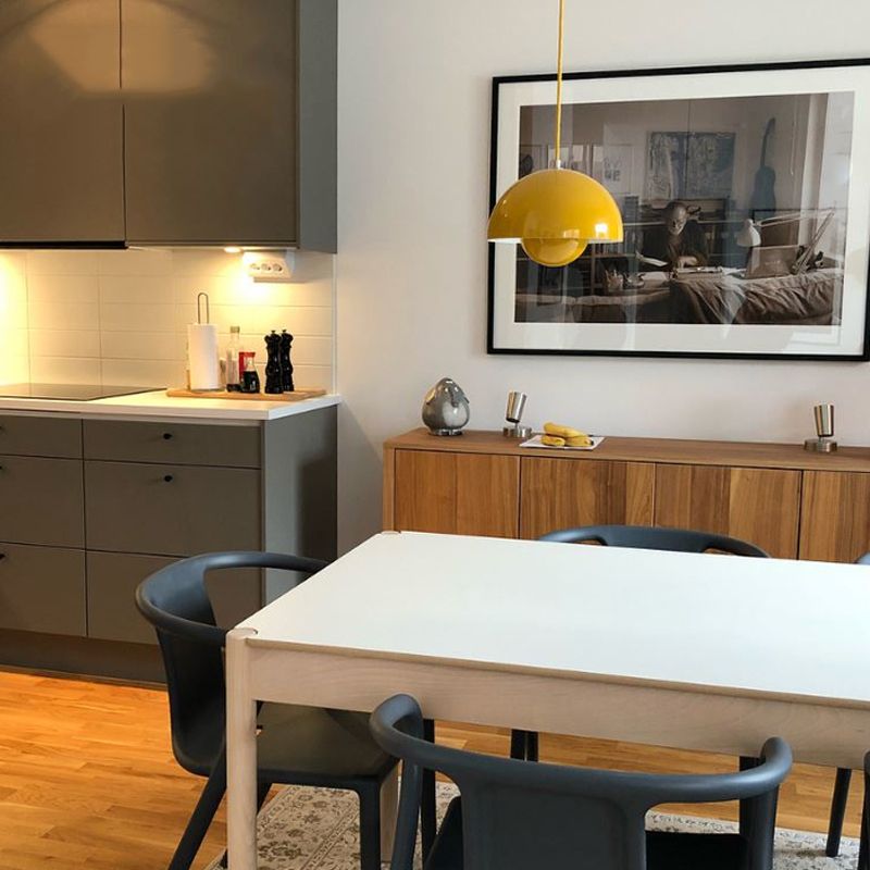 Métal coloré lumière suspendue moderne la lumière du salon du salon