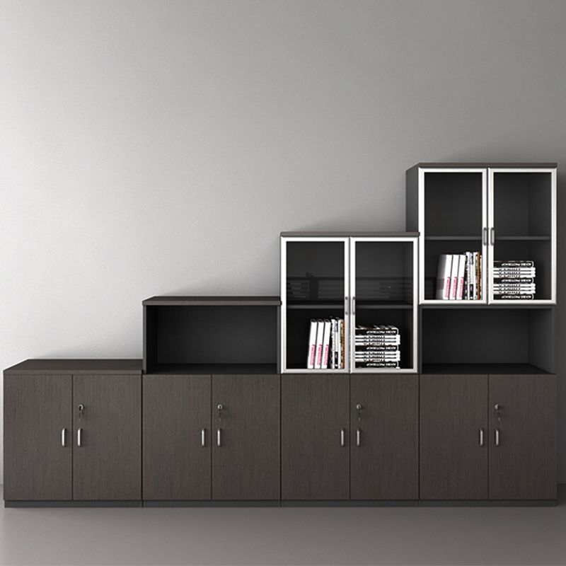 Modern Style Filing Cabinet Wood Vertical Filing Cabinet with Locking Storage