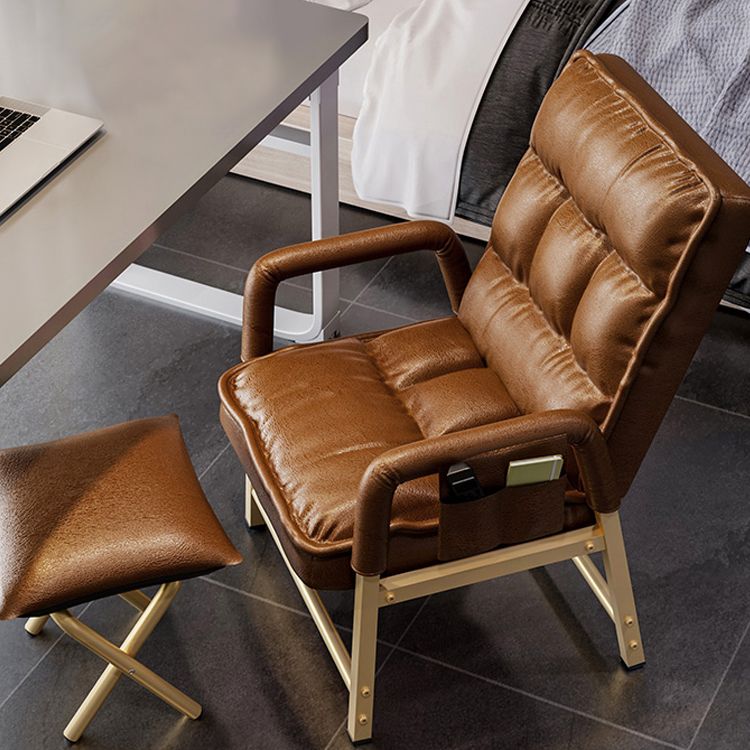 Modern Computer Chair Adjustable Back Height Office Mid-Back Chair