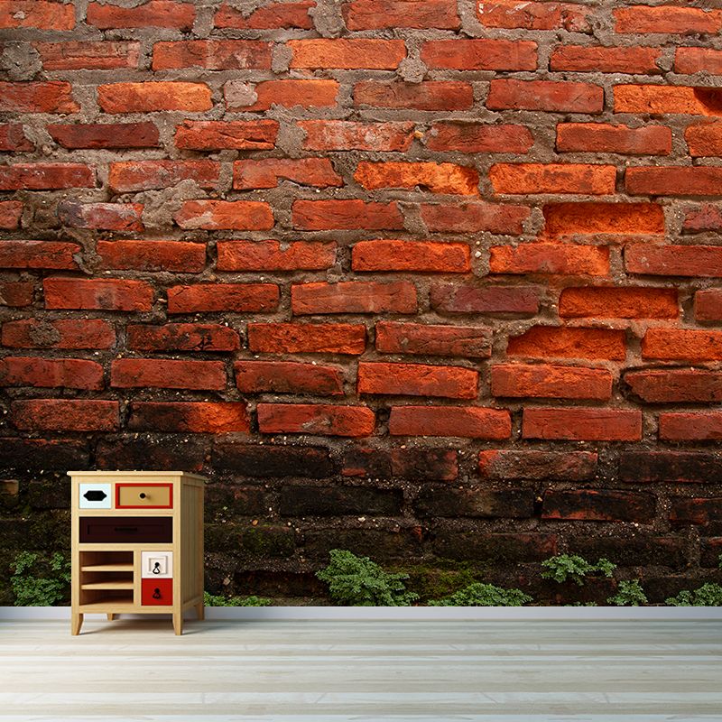 Moisture Resistant Wall Mural Brick Removable Wallpaper for Living Room Decor