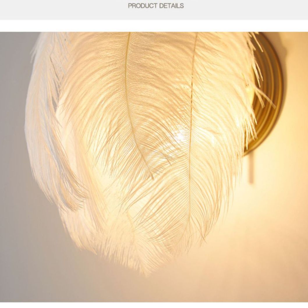 Lampada rotonda SCONCE FIETURE NORDIC CREATIVE PIETERE 1 PLARIZZA LIGHT per camera da letto