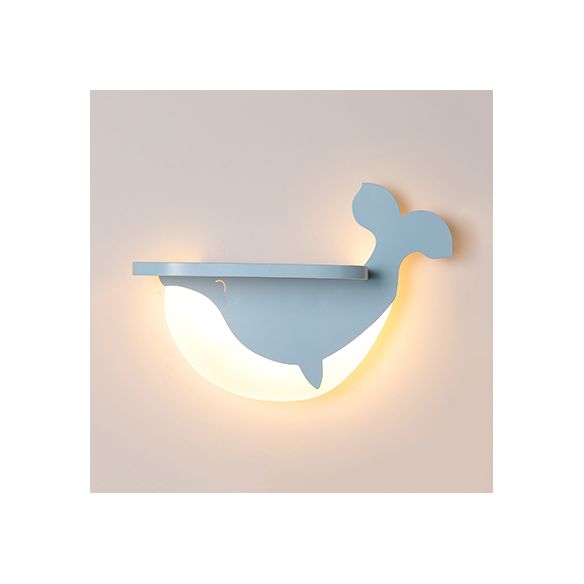 Cartoon Mooie patroon Wall Light Acryl LED SCONCE LICHT MET SPLOK VOOR JODS GIRL SLAAPKAMER