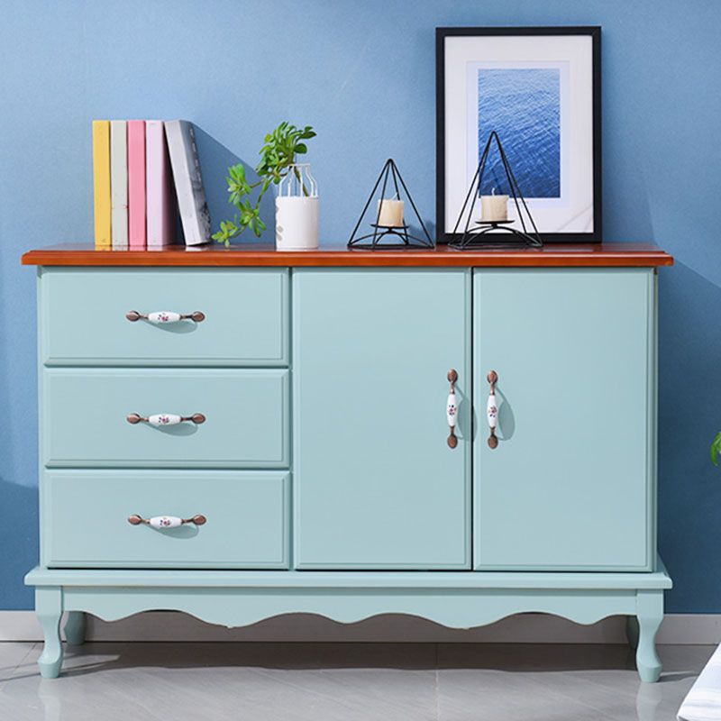 15.6-inch Width Coastal Dresser Solid Wood Storage Chest with 3/6 Drawers