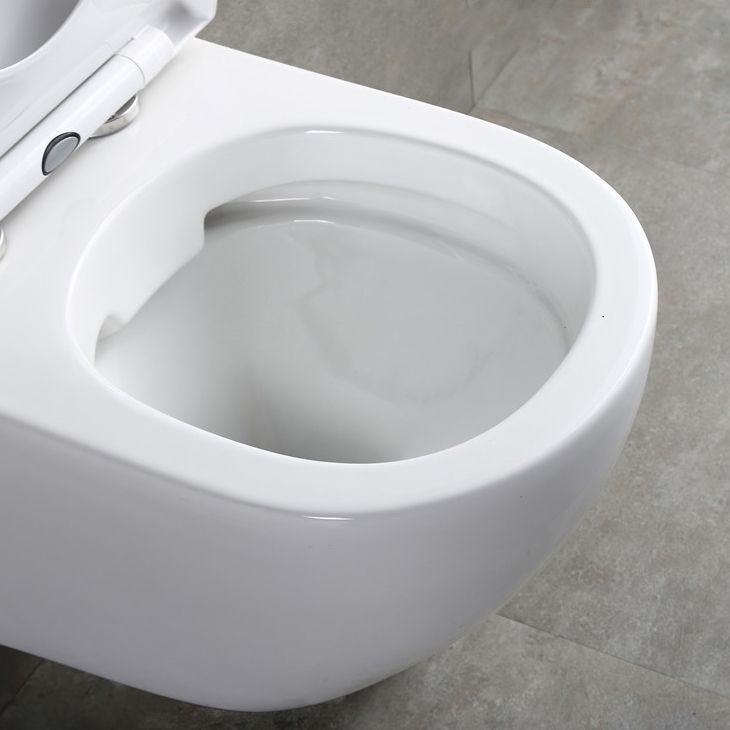 Modern Wall Mount Flush Toilet All-In-One Siphon Jet Toilet Bowl