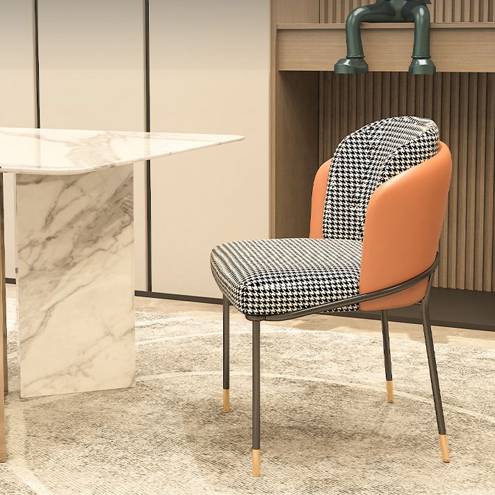 Parsons Side Chair Modern Style Linen Dining Chair for Dining Room