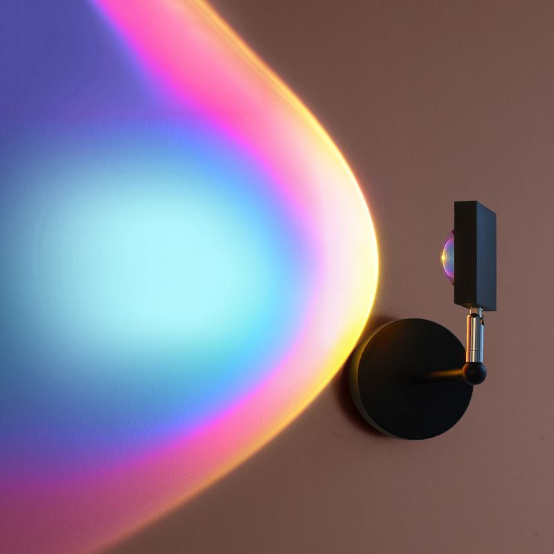 Lampada a parete a LED armata a 1 luce moderna a parete in metallo Montaggio per soggiorno