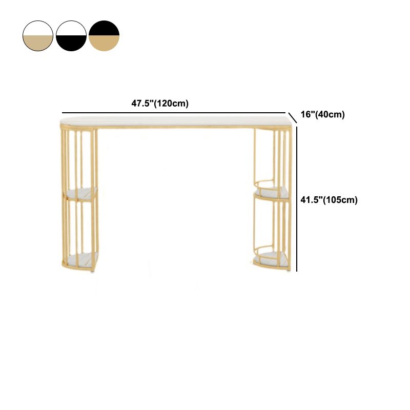 Indoor Oval Pub Dining Set 1/2/3 Pieces Stone and Metal Pub Set with Storage