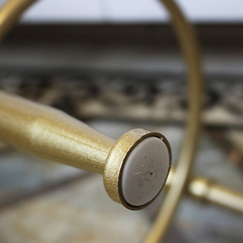 Nordic Armless Liftable Counter Stool Steel Cashier Bar Stool with Cushion and Pedal