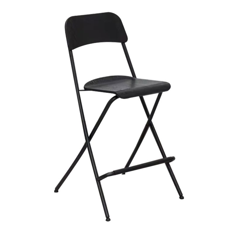 Nordischer Stahl einfacher Klappstange 29 "H Birch Tallhocker, 1 Stück