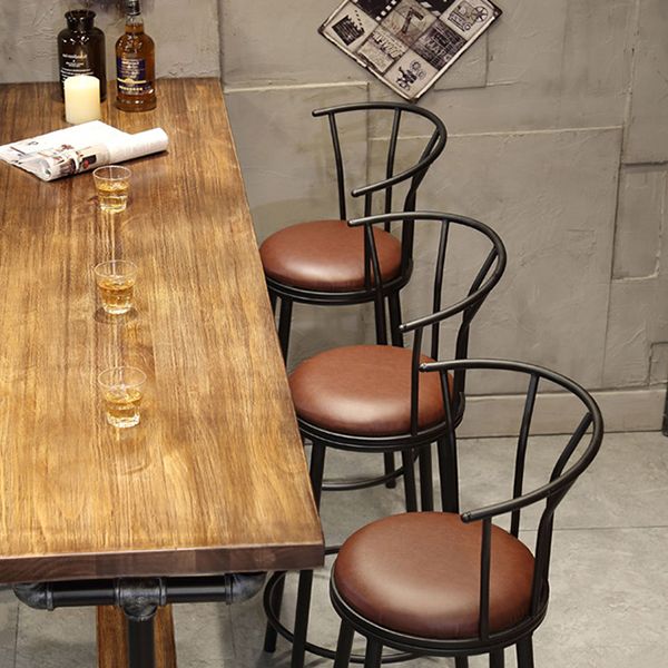 1/3/4/7 Pieces Bar Stool and Table Set Solid Wood Pub Table Set