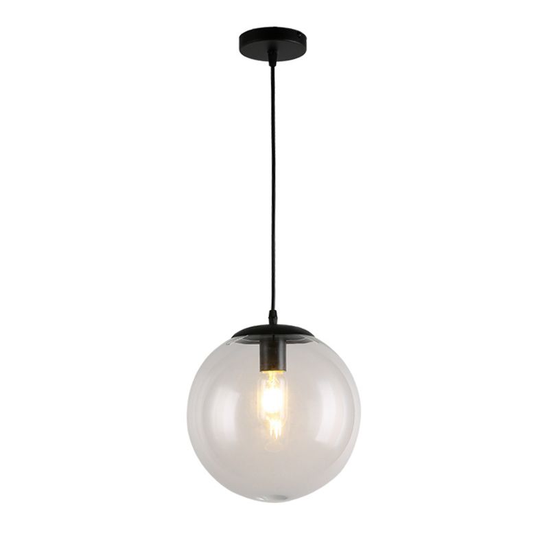 1 Light Spherical Pendant Lighting Modern simplicity Glass Pendant Ceiling Lights for Restaurant