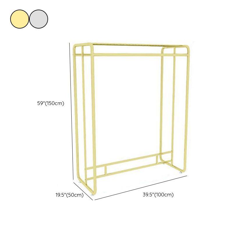 Simple Clothes Hanger Solid Color Metal Coat Rack for Living Room