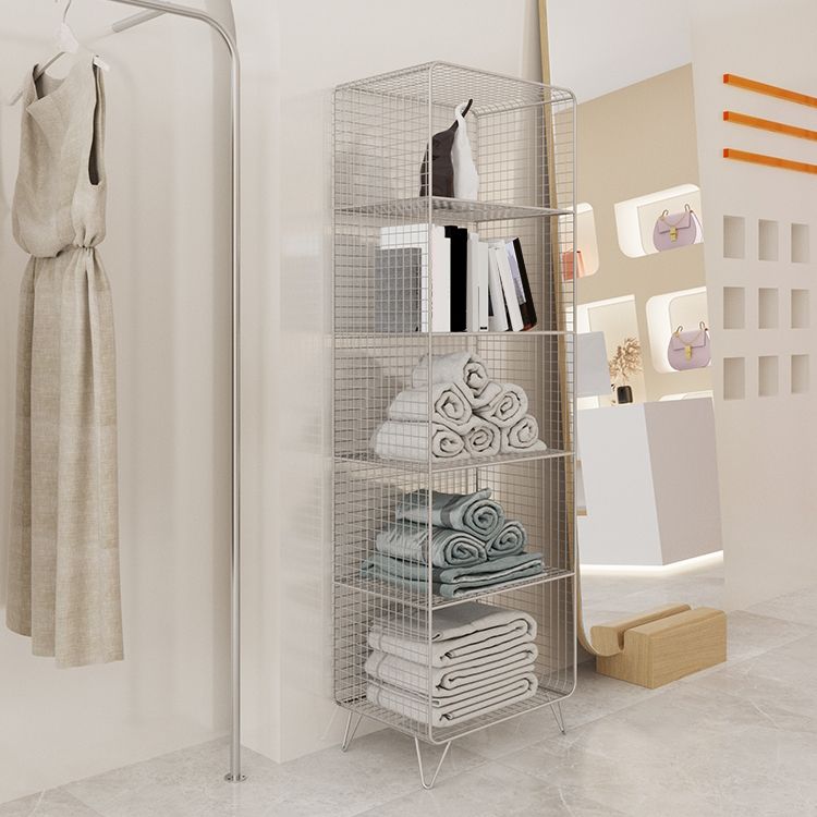 Modern Style Bookshelf Standard Closed Back Metal Bookshelf for Home