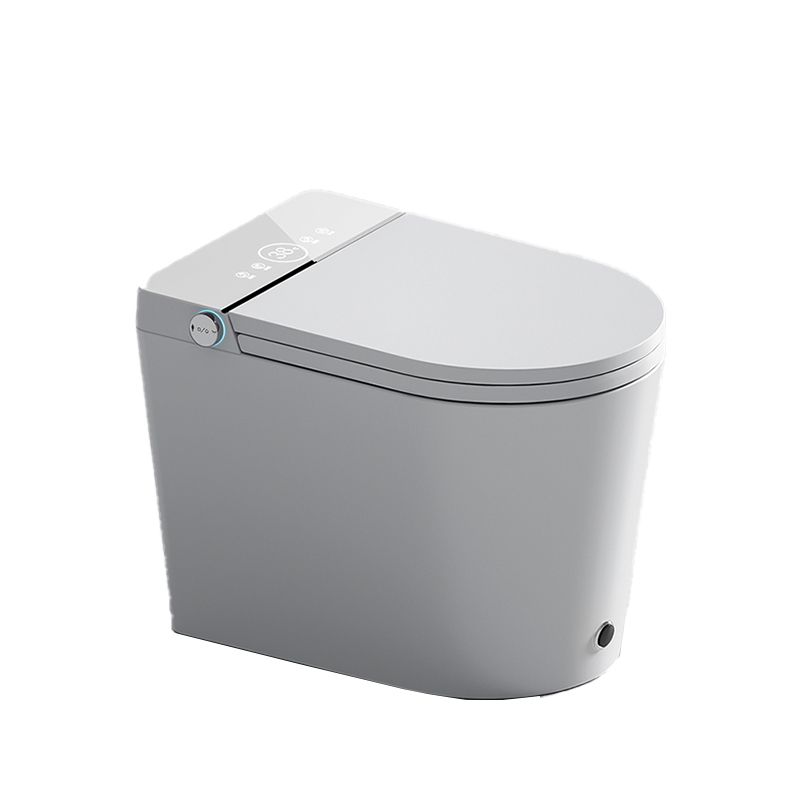 Contemporary Floor Mounted Toilet Heated Seat Included Urine Toilet for Bathroom